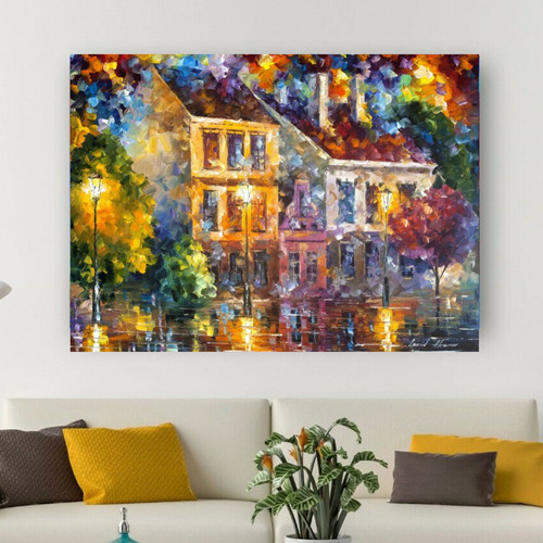 Leonid afremov colorful front - leonid,