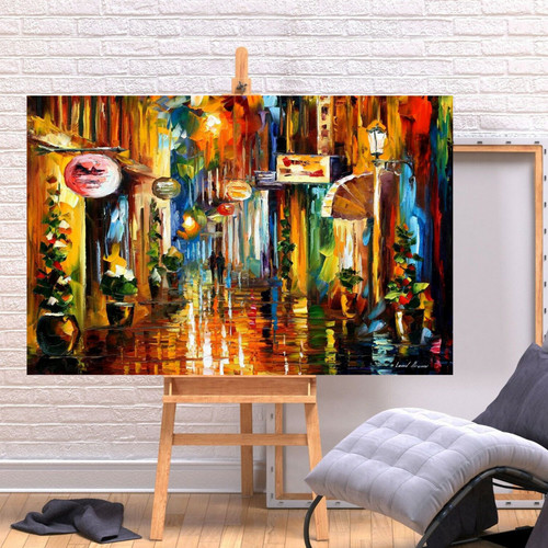 Leonid afremov old - leonid, city