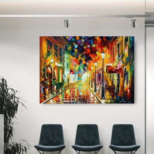 Leonid afremov waves - waves, of