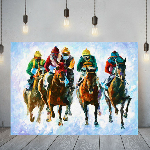 Leonid afremov races x24 - leonid, 30"x24"