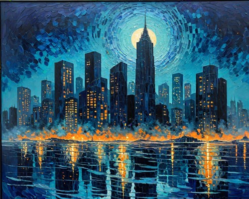 Leonid afremov enough oil - enough,