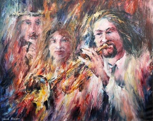 Leonid afremov the group - the, oil