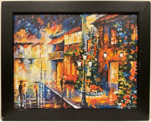 Vintage leonid afremov hand - vintage,