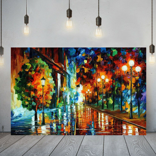 Leonid afremov street hope - street,